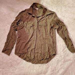 Women's button up long sleeve shirt